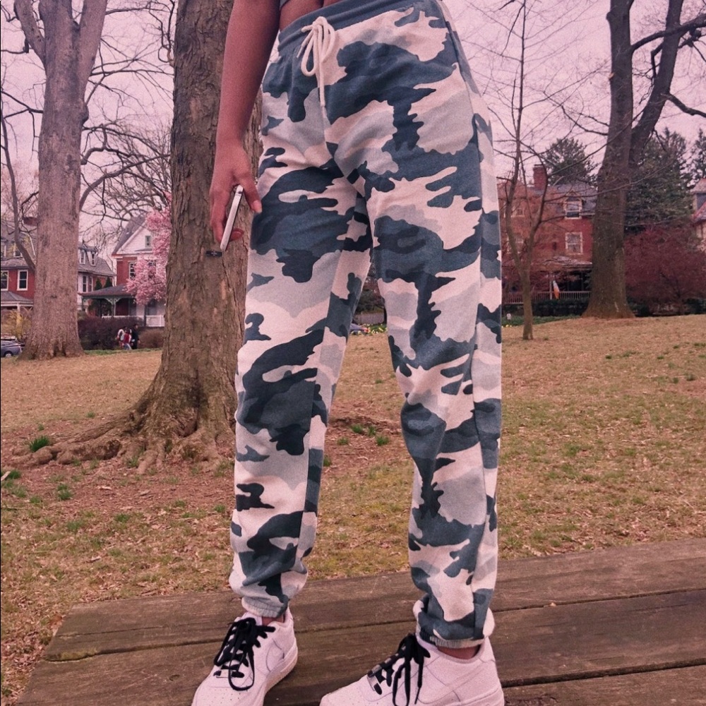camo joggers